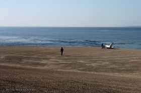 Einsamer Eisverkäufer
