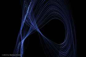 Lichterkette in Bewegung